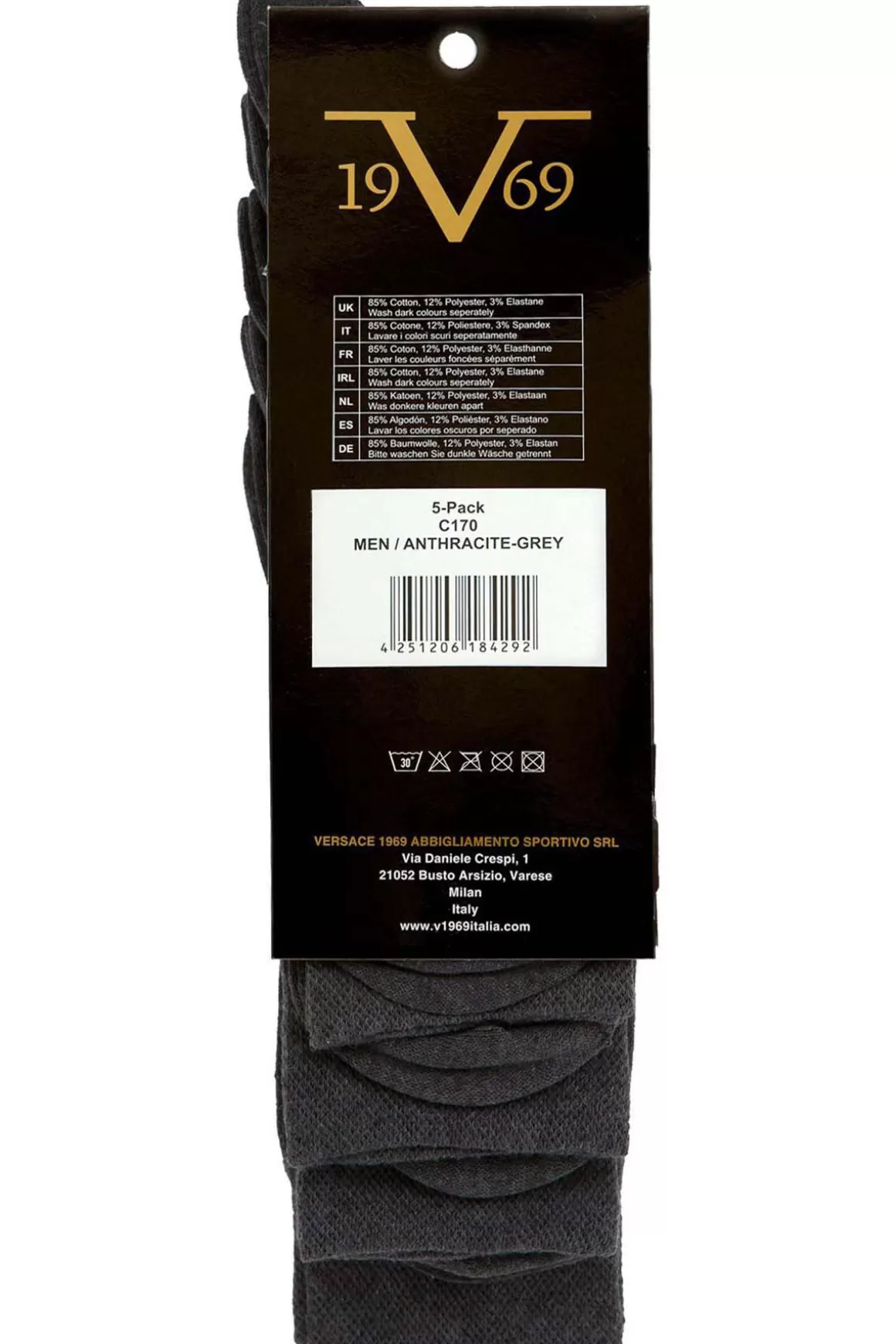 Nebulus Wäsche<19V69 5Erpack Business Socken Kariert Herren