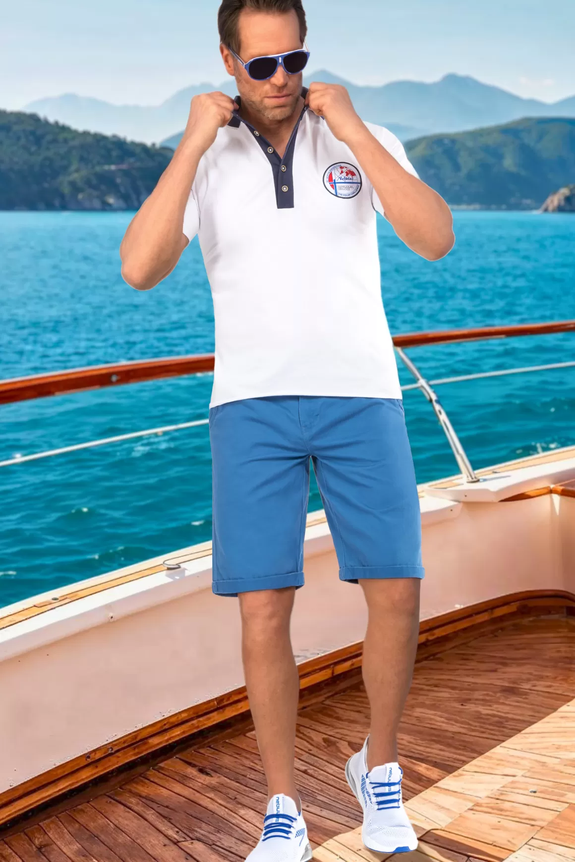 Nebulus Hosen / Shorts<Chino Short Deep Herren