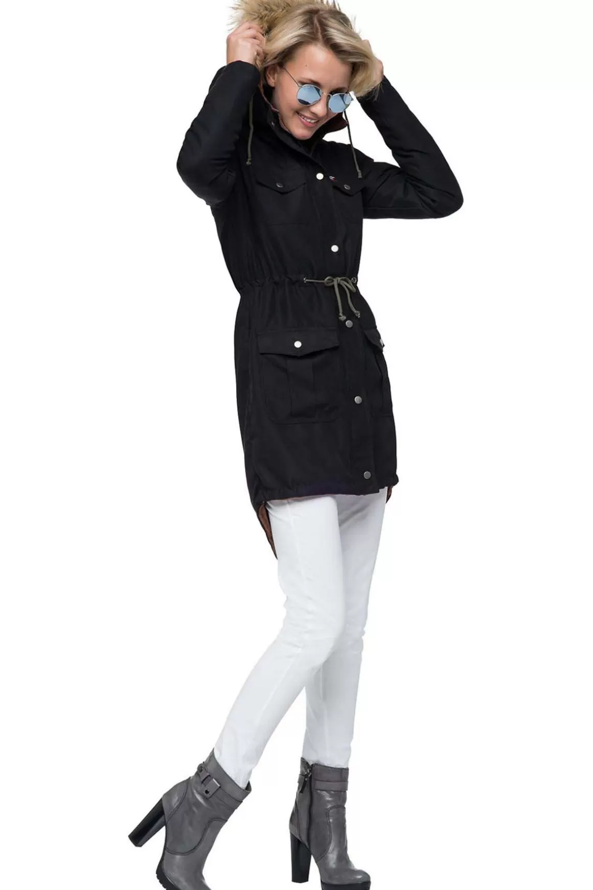 Nebulus Mäntel<Damenparka Mit Kunstfell Milano Damen