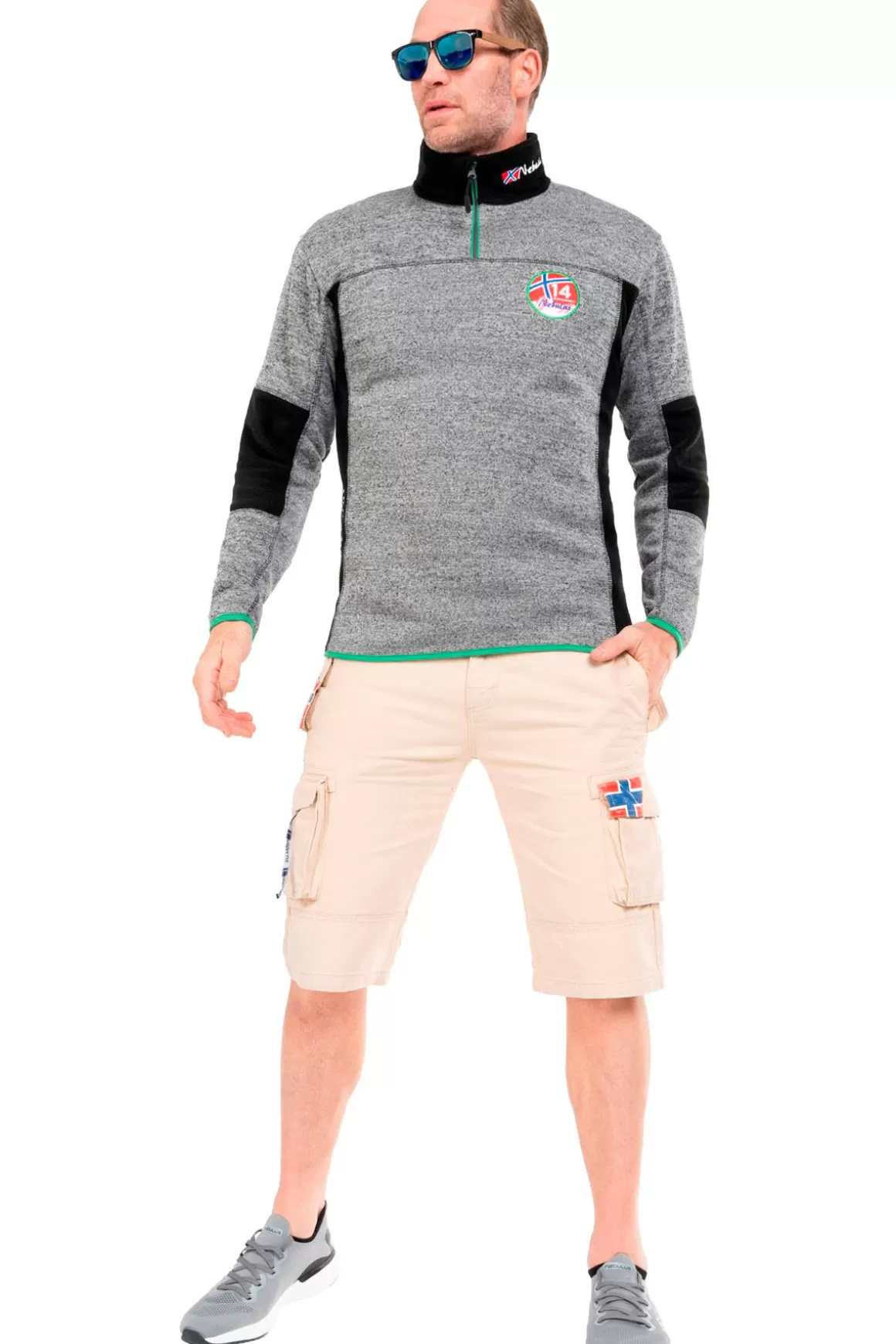 Nebulus Pullover<Fleecepulli Paavo Herren