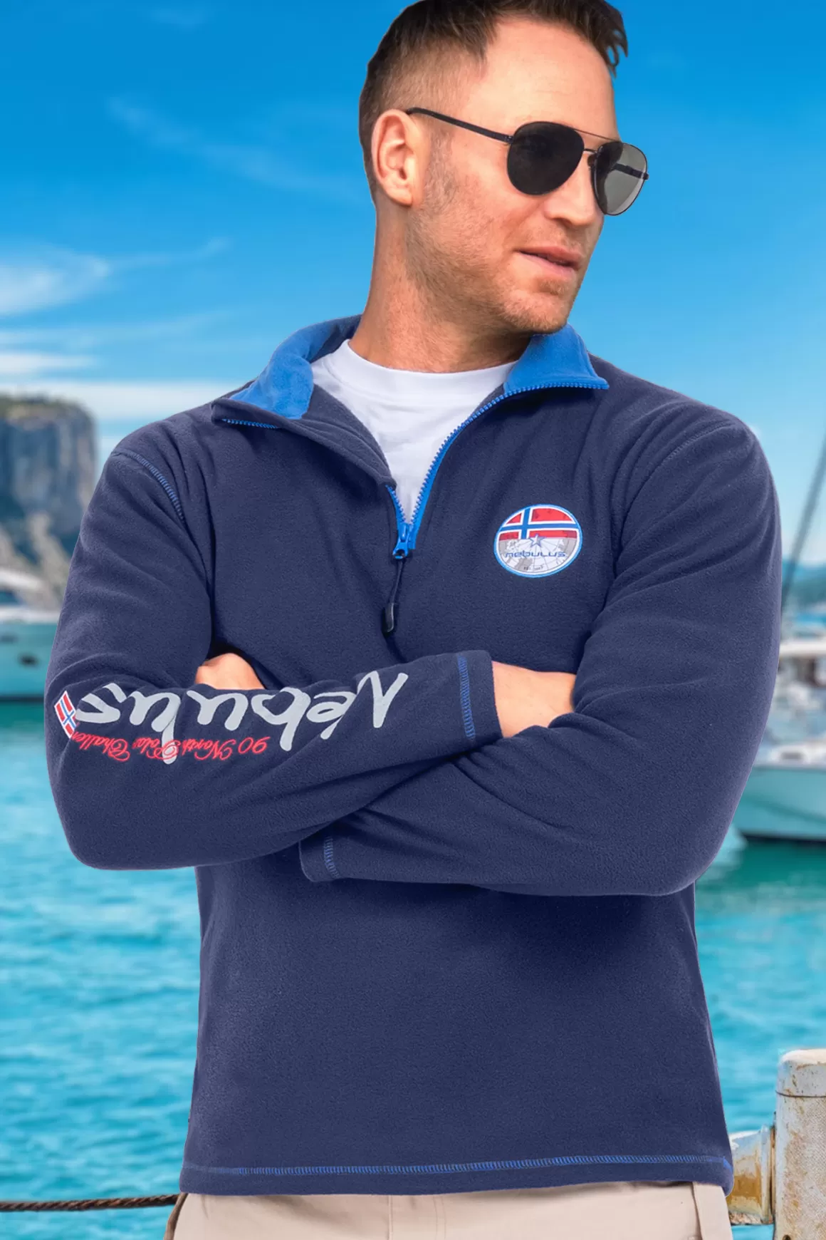 Nebulus Pullover<Fleecepullover Brent Herren