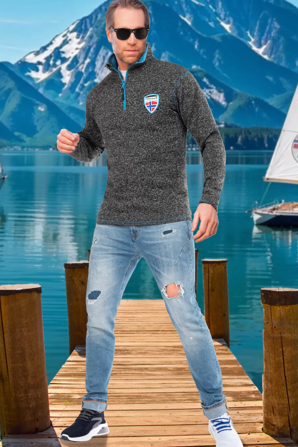 Nebulus Pullover<Fleecepullover Kyle Herren