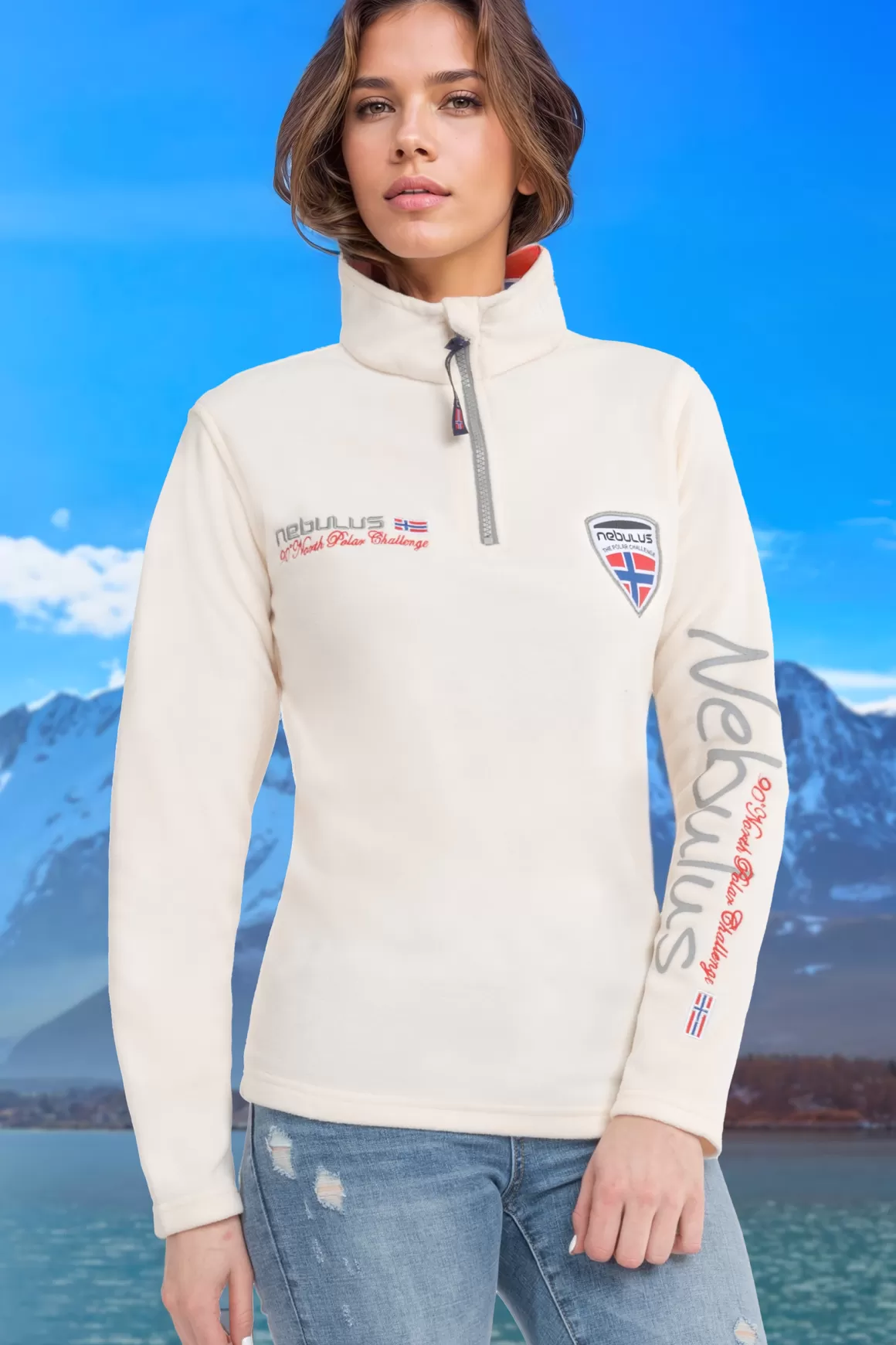 Nebulus Pullover<Fleecepullover Skandinavia Damen