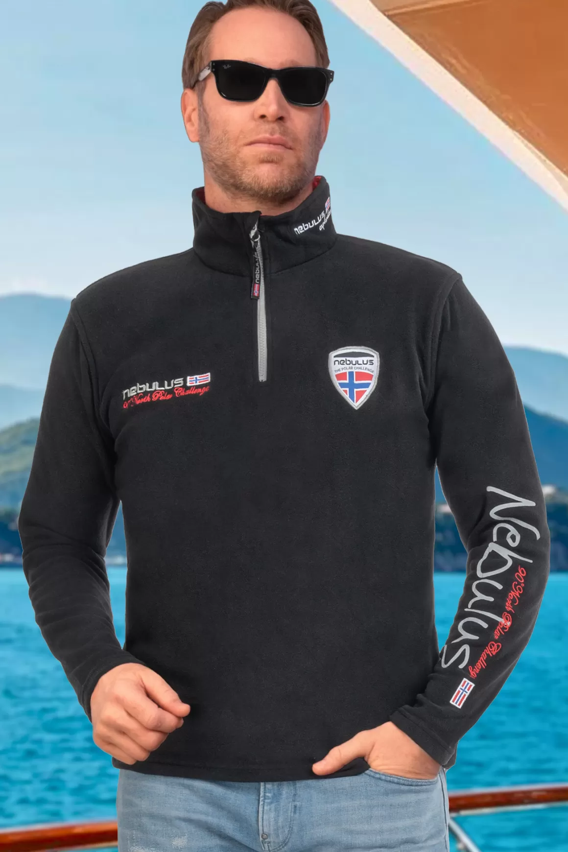Nebulus Pullover<Fleecepullover Skandinavia Herren