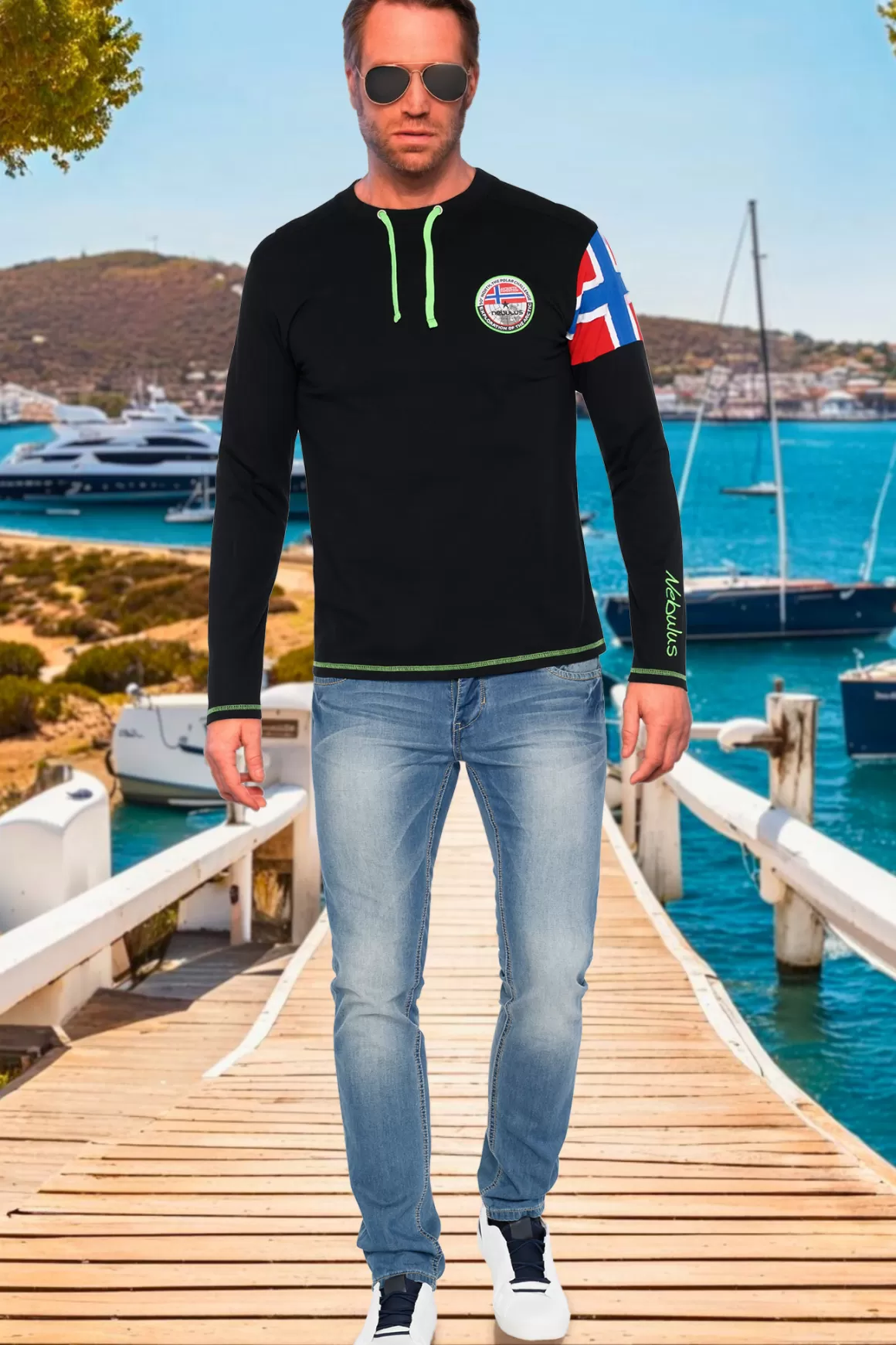 Nebulus Longsleeves<Langarmshirt Frerk Herren