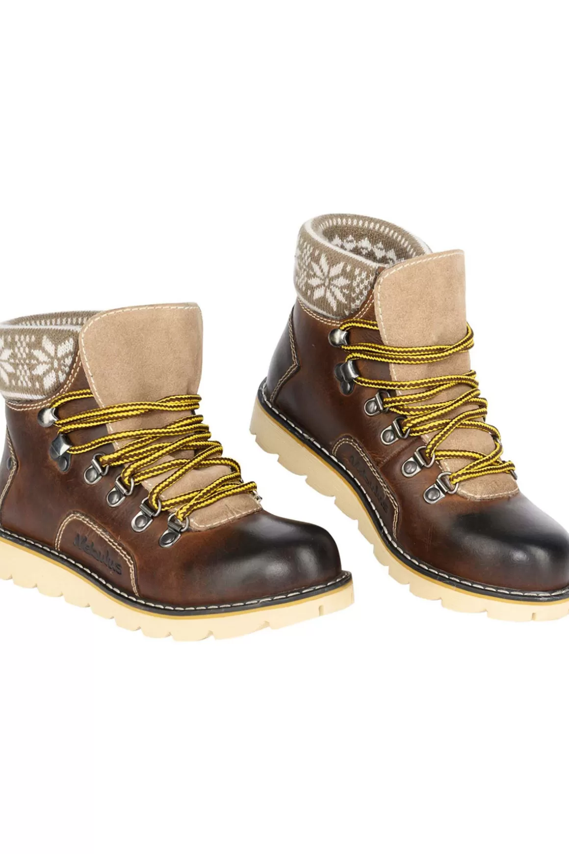 Nebulus Lederstiefel<Leder Winterstiefel Furgie Damen Mit Merinowolle