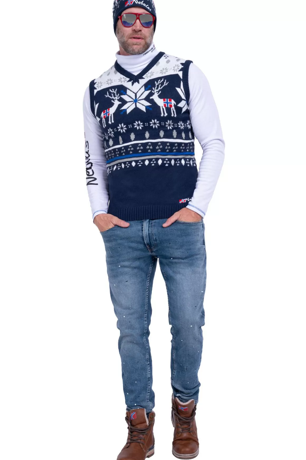 Nebulus Pullover<Norweger Pullunder Sleever Herren