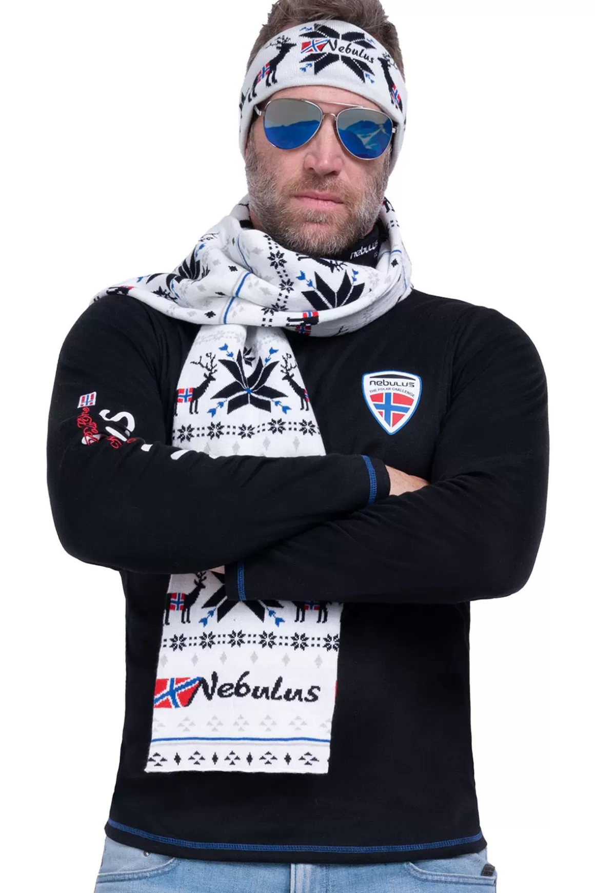 Nebulus Pullover<Norweger Stirnband Bordy Unisex