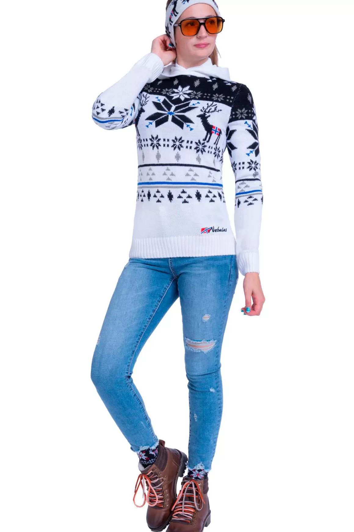 Nebulus Jacken<Norweger Strick-Hoodie Norjan Damen
