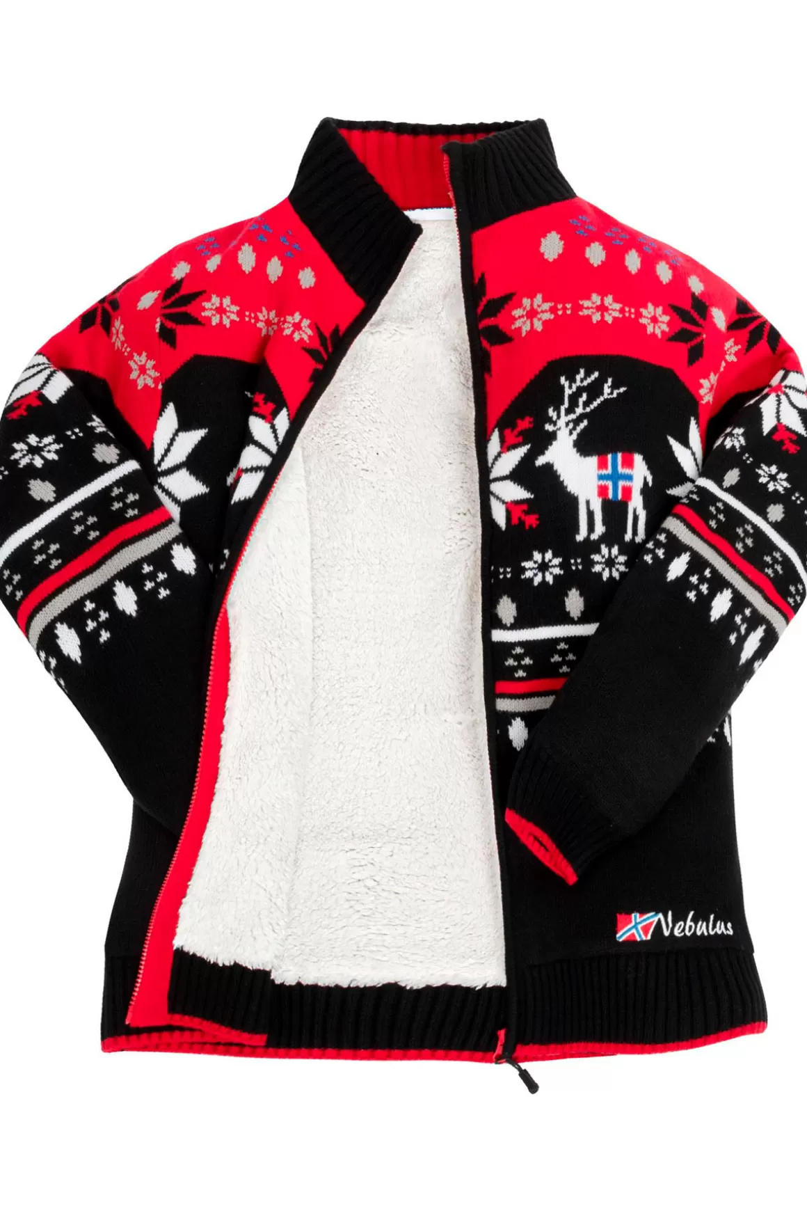Nebulus Jacken<Norweger Strickjacke Mit Kunstfell Sverre Damen