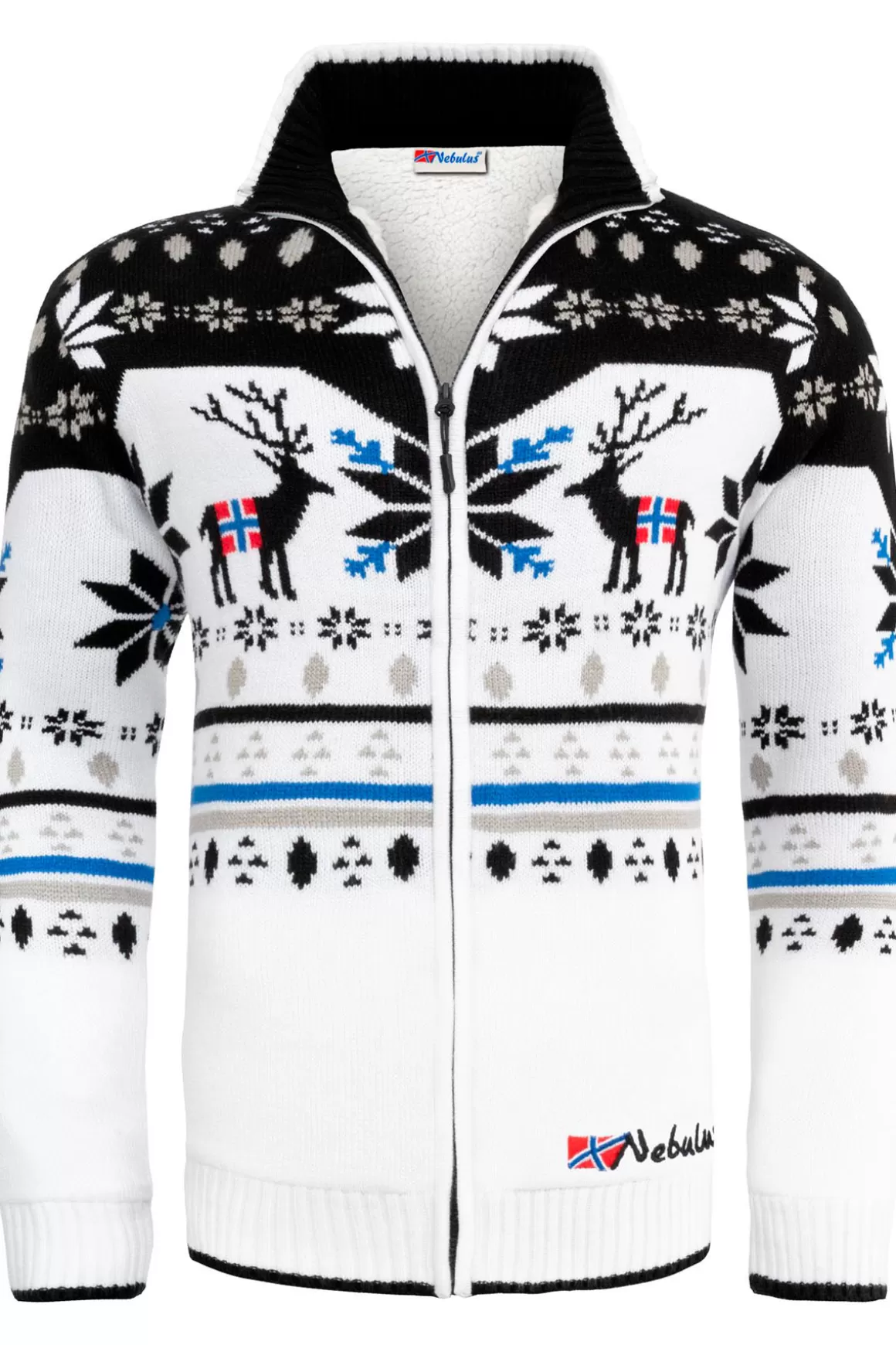 Nebulus Pullover<Norweger Strickjacke Mit Kunstfell Sverre Herren