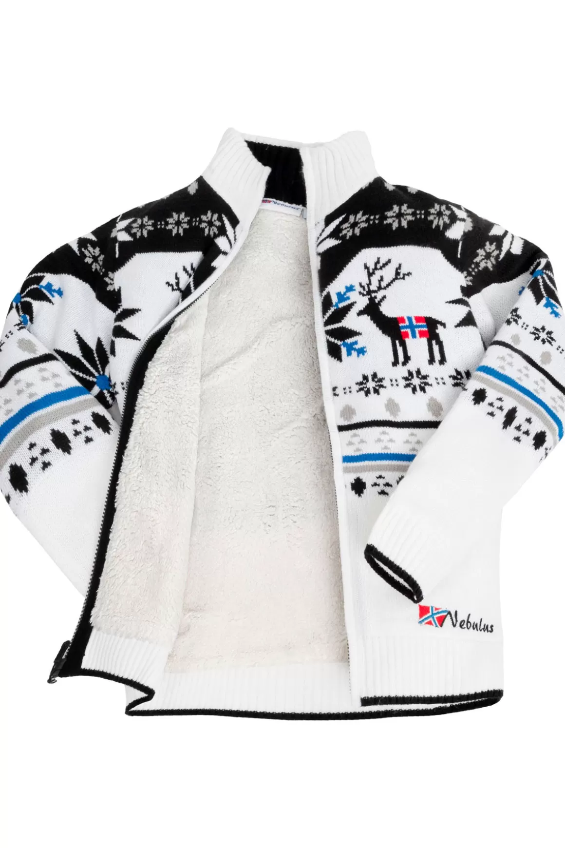 Nebulus Pullover<Norweger Strickjacke Mit Kunstfell Sverre Herren