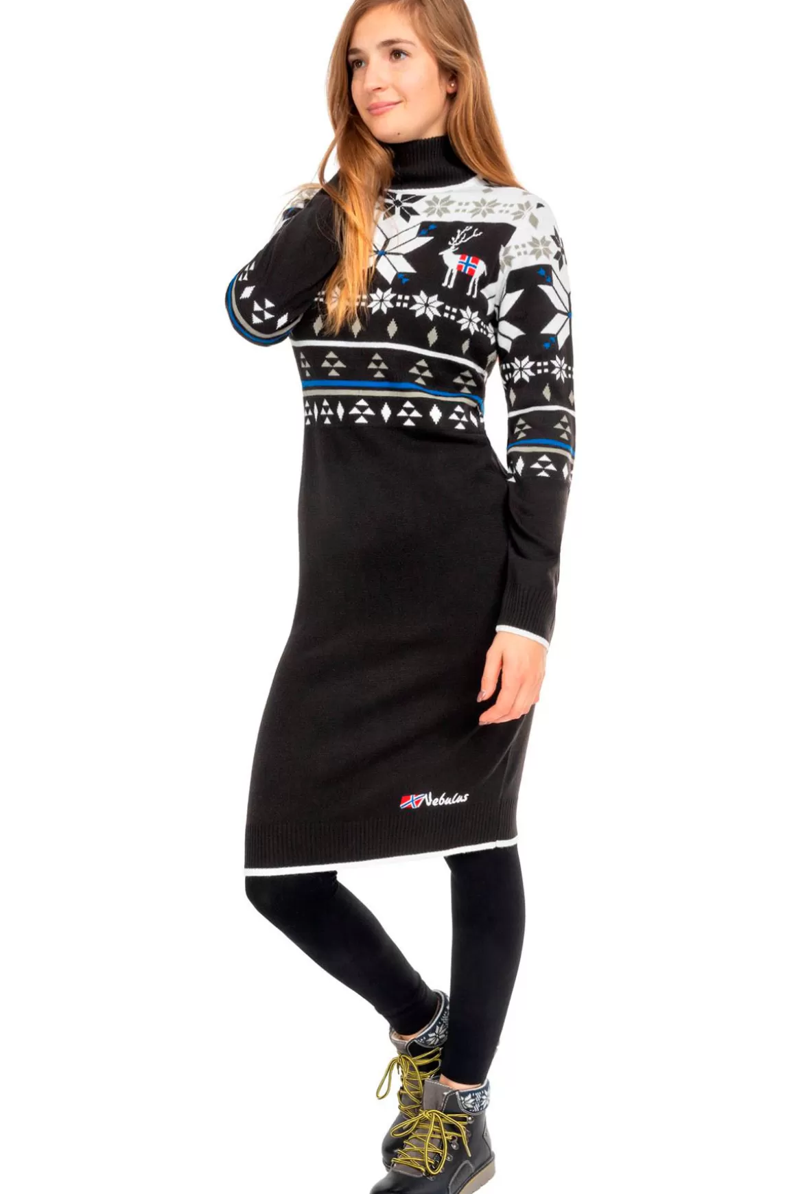 Nebulus Kleider & Röcke<Norweger Strickkleid High Damen