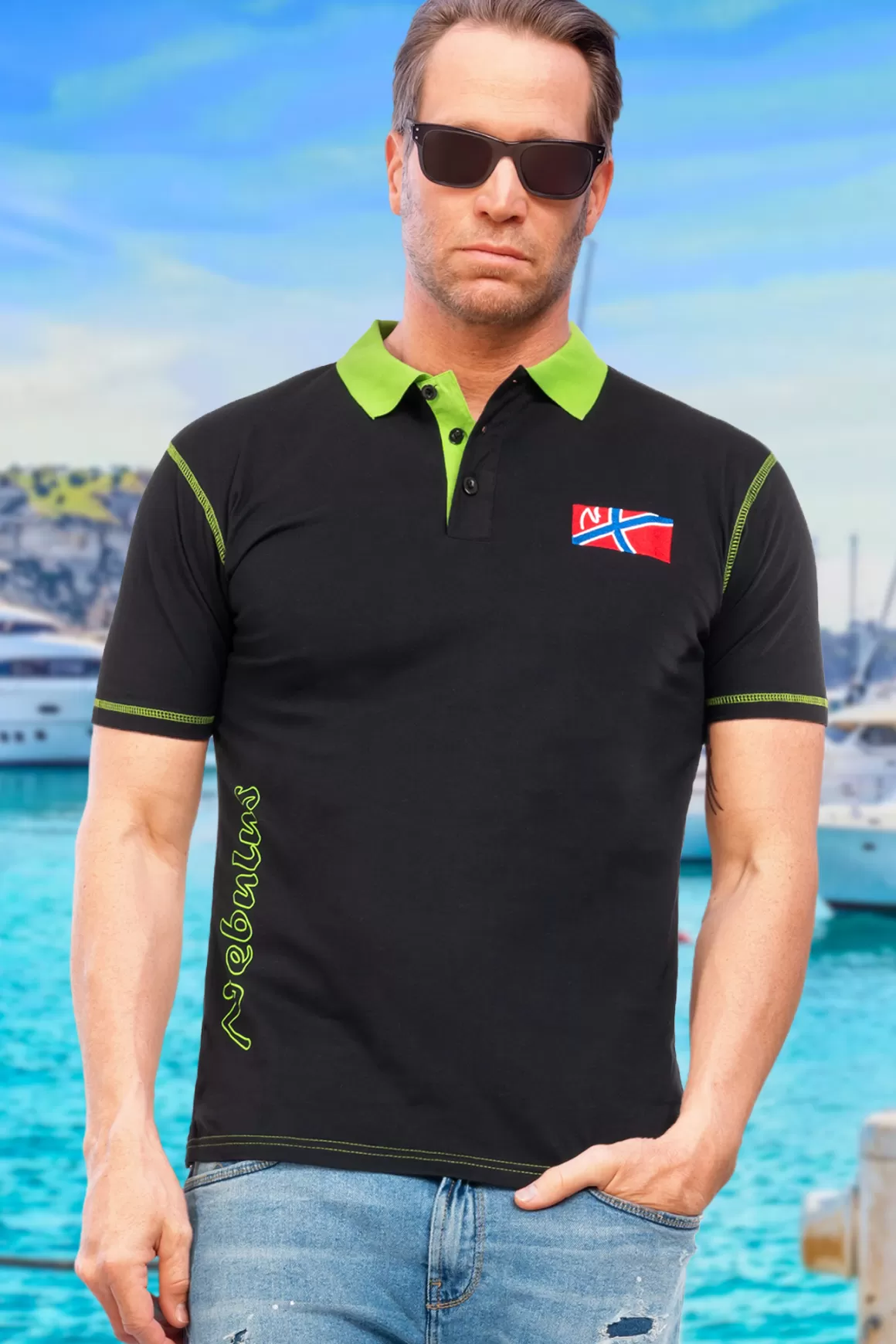 Nebulus Poloshirts<Poloshirt Aleo Herren