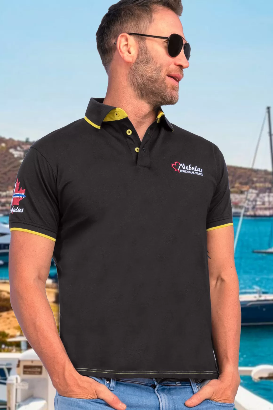 Nebulus Poloshirts<Poloshirt Jander Herren