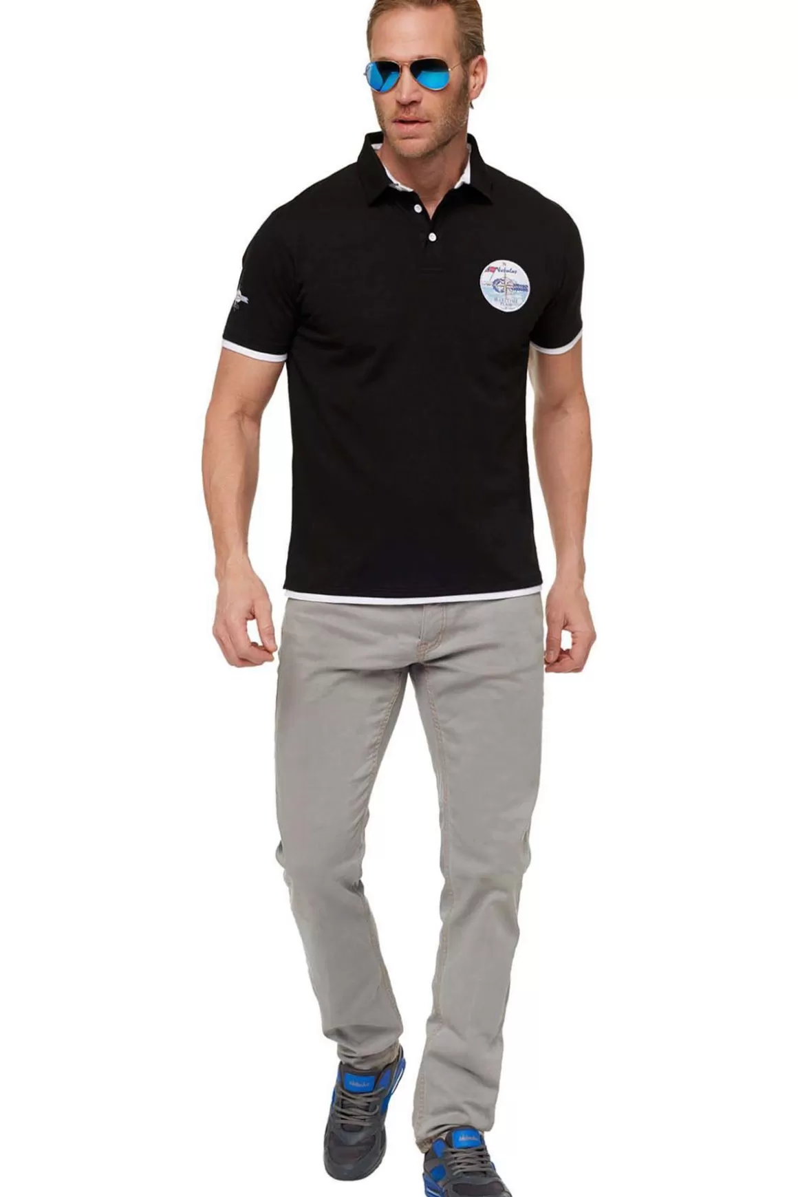 Nebulus Poloshirts<Poloshirt Ocean-Blue Herren