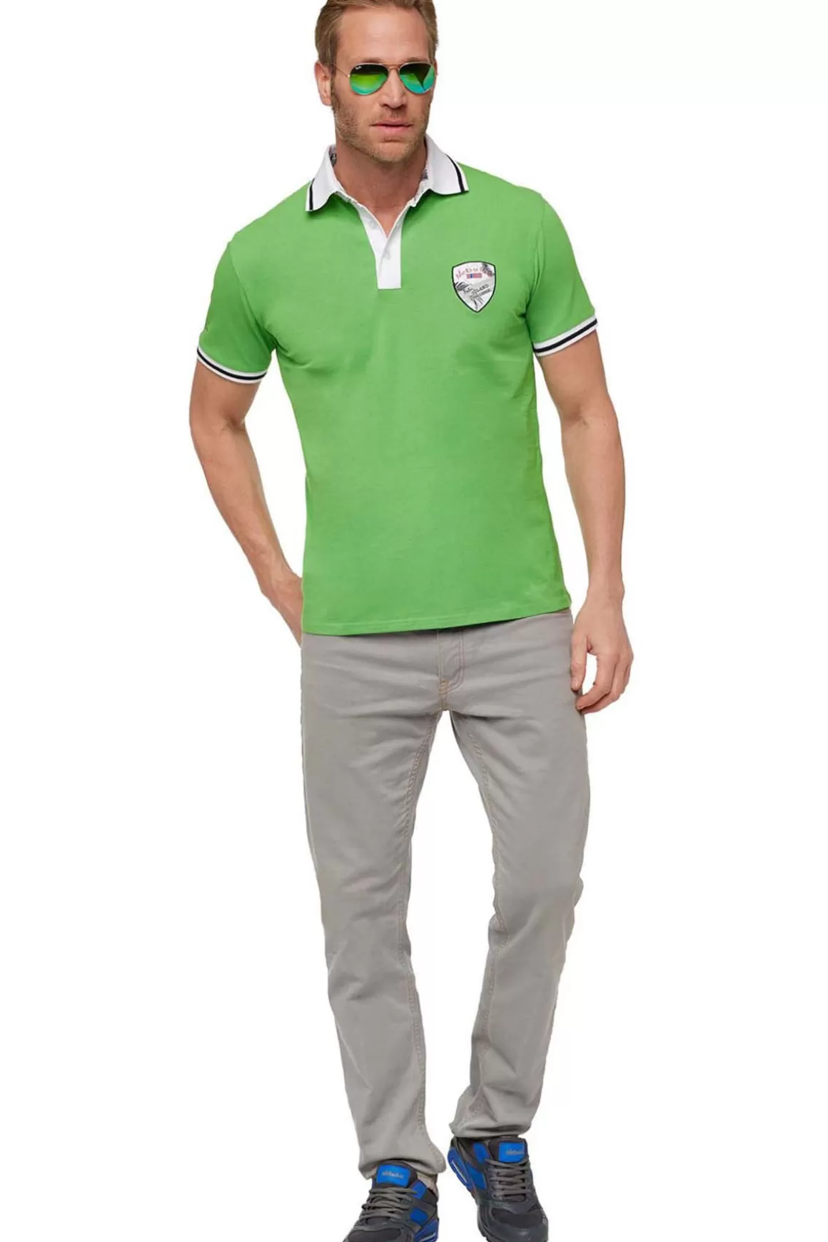 Nebulus Poloshirts<Poloshirt Palms Herren