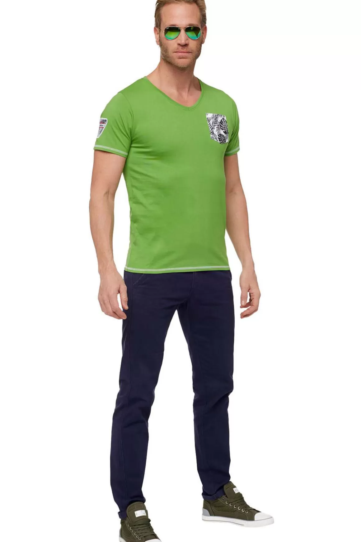 Nebulus T-Shirts<T-Shirt Blue Palms Herren
